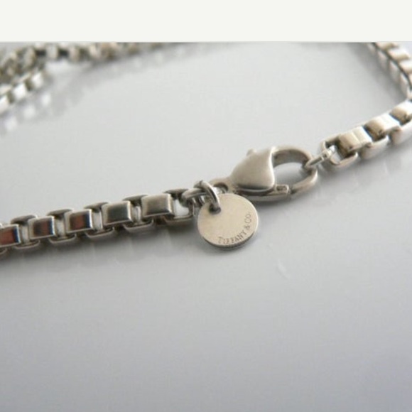 Tiffany & Co. Jewelry - TIFFANY & Co Sterling Silver Venetian Box Necklace
